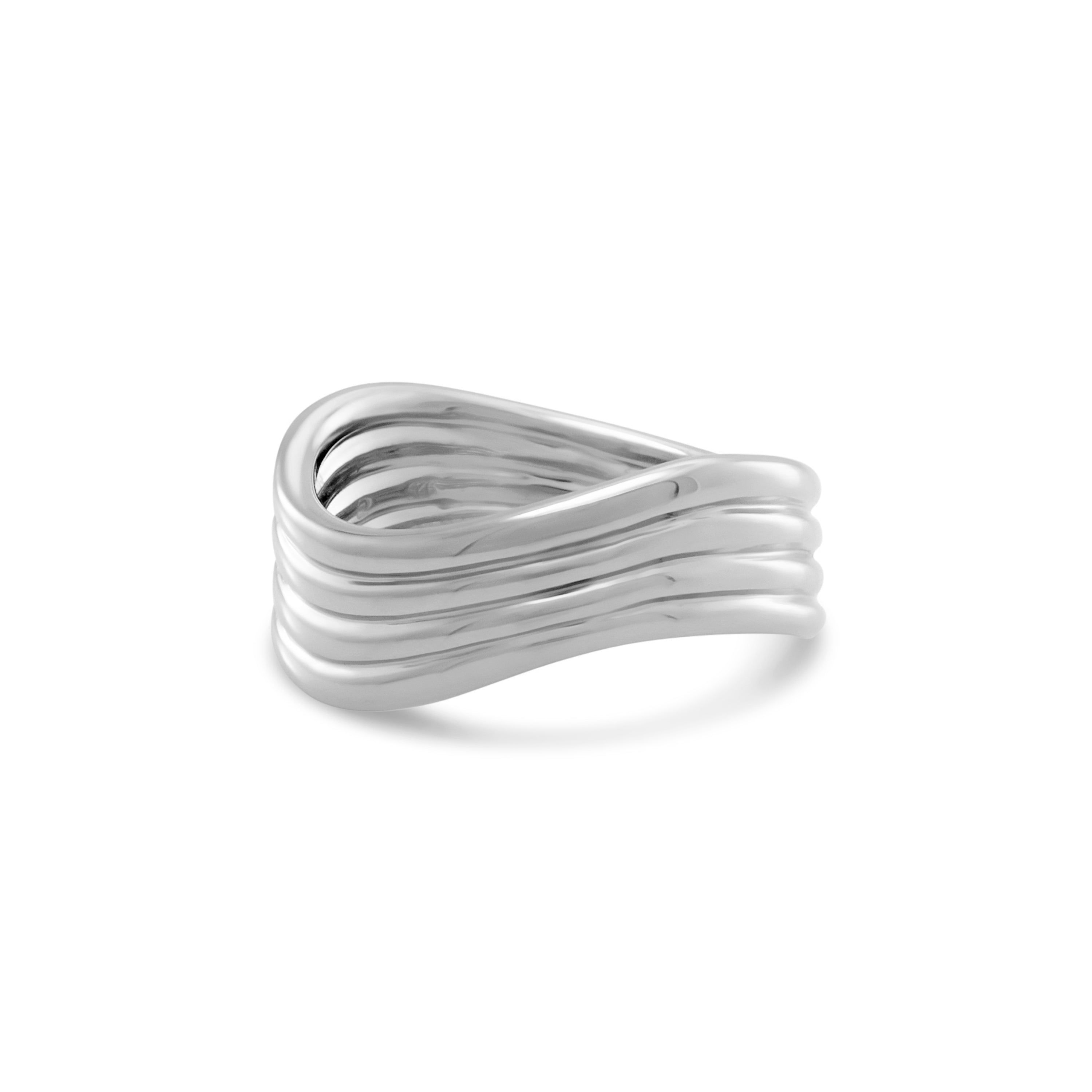 Nymph Wave Ring. Silver